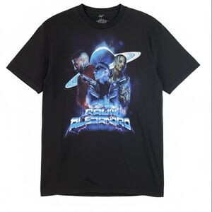 Rauw Alejandro Saturno Music Tour T-Shirt Mens L/ Unisex El Zorro Graphic Tee